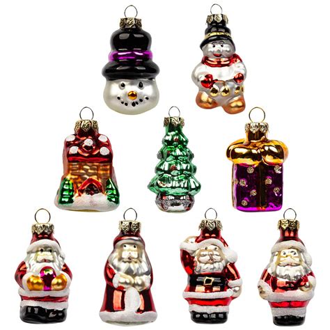 Amazon.com: Kurt Adler Petite Treasures Multi Color Ball Christmas ...