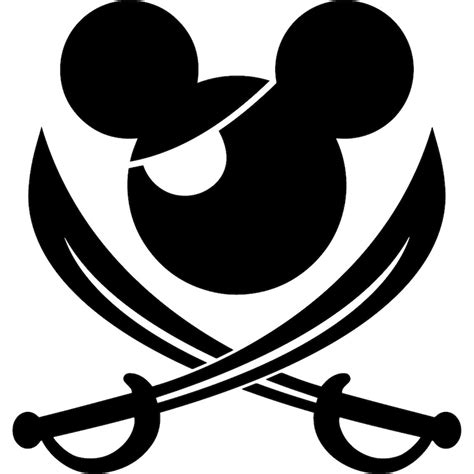 Disney Pirate Mickey Head SVG PNG JPG | Etsy