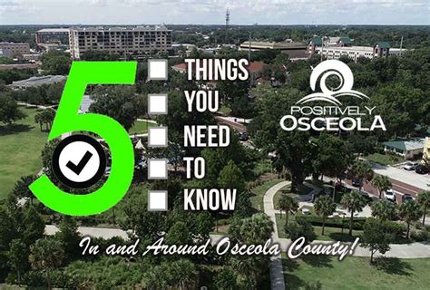 5 Things You Need to Know in and around Osceola County for June 10, 2020!