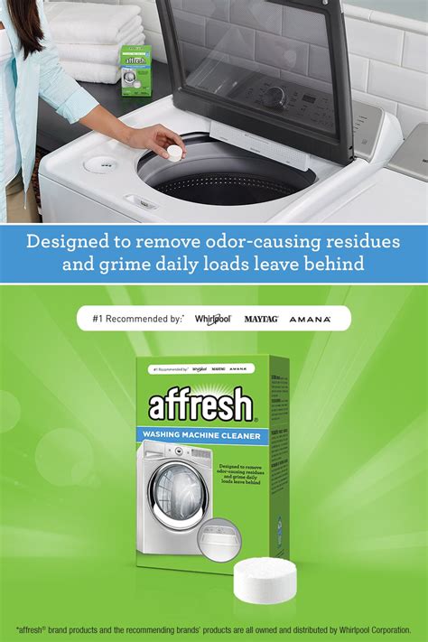 Affresh® Washing Machine Cleaner is designed to clean inside all machines, including HE ...