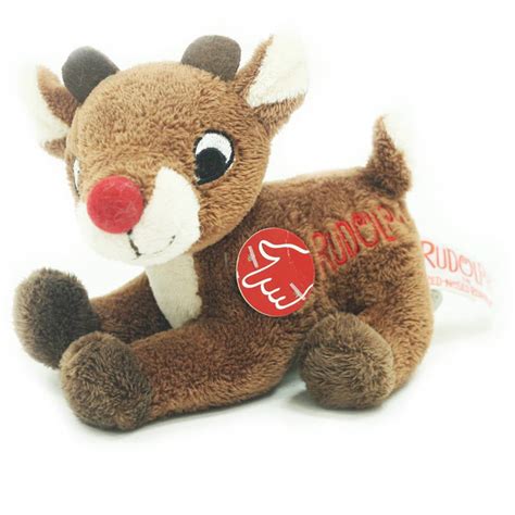 Holiday Time Christmas Decor Rudolph The Red Nose Reindeer Musical Plush Rudolph - Walmart.com