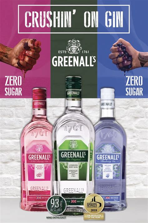 English Gin Brand Greenall's Launches Two New Flavors for Summer ...