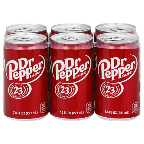 Save on Dr Pepper Soda Mini - 6 pk Order Online Delivery | Stop & Shop