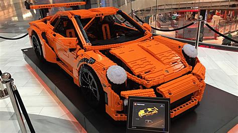 Full-scale Porsche 911 GT3 RS brings a Lego kit to life