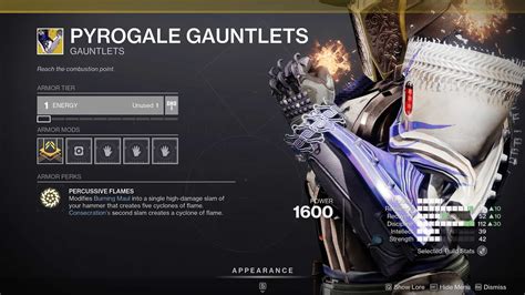 Destiny 2 Pyrogale Gauntlets: How to get it & Best Build