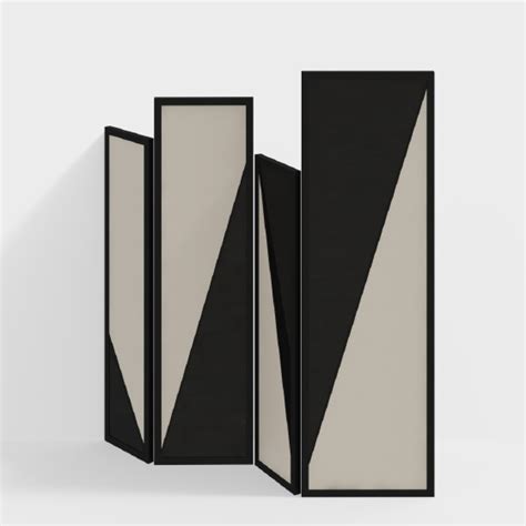 Art Deco Dividers,Room Dividers,Black