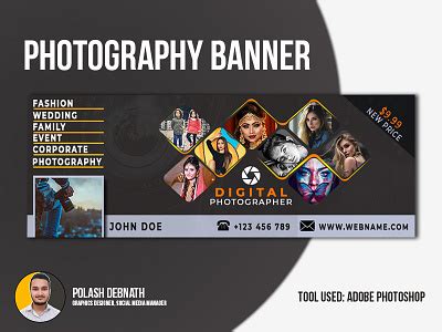 Photography Banner Concept by Polash Debnath on Dribbble