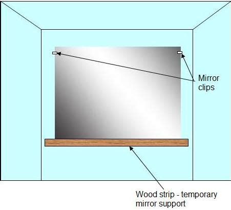 Mirror Installation Without Mirror Clips