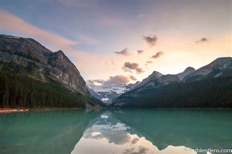 Sunset at Lake Louise, Banff, Alberta 1 – Ambient Lens