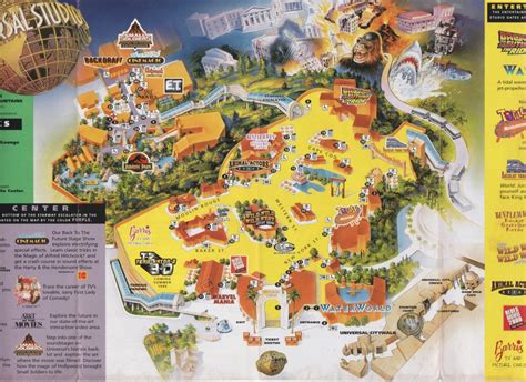 Dug Up Another Old Map, This Time From Universal Studios Hollywood - Universal Studios ...