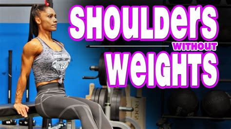 Best Shoulder Workout Without Weights - WorkoutWalls