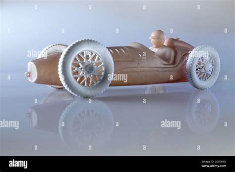 Vintage Toy Racing Car Stock Photo - Alamy