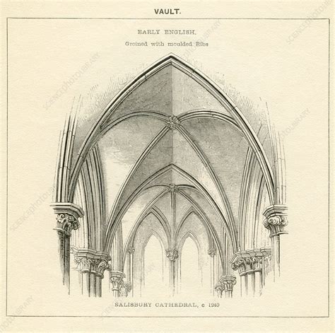 Early English Gothic Architecture - Stock Image - C046/0310 - Science Photo Library