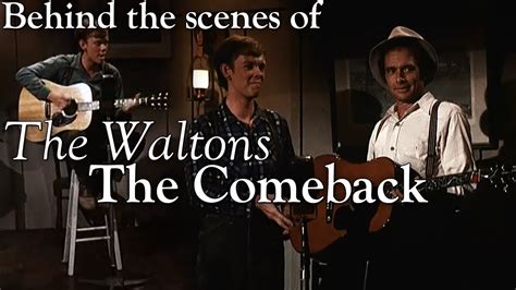 The Waltons - The Comeback episode - Behind the Scenes with Judy Norton - YouTube