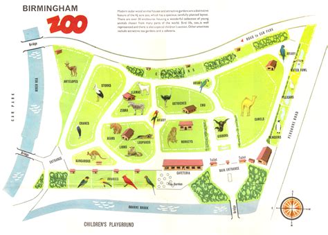 Birmingham Zoo Map