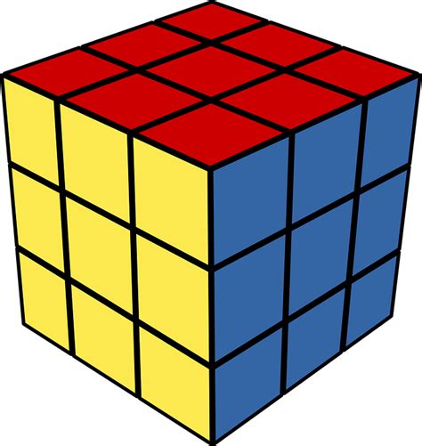 Rubik's Cube PNG transparent image download, size: 681x720px