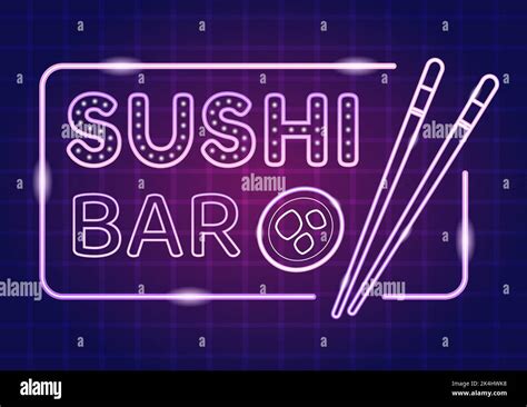 Sushi Bar Japan Asian Food or Restaurant of Sashimi and Rolls for ...