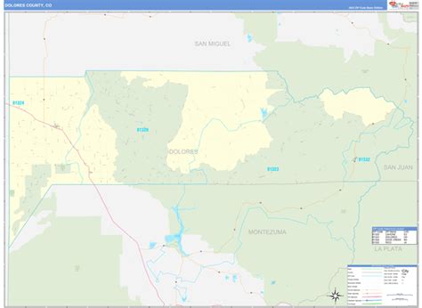 Maps of Dolores County Colorado - marketmaps.com