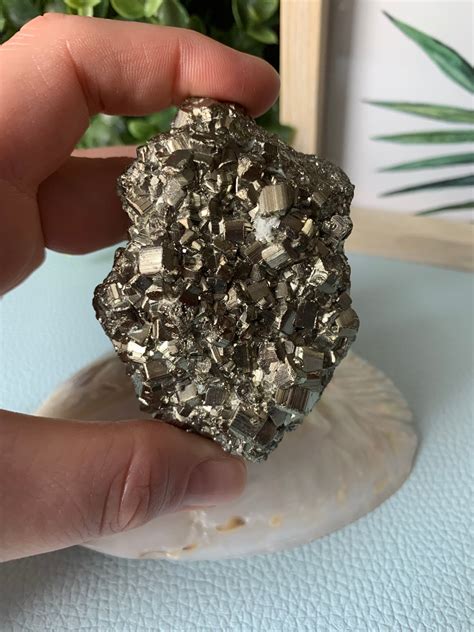 PYRITE Pyrite Chunk Fools Gold Pyrite cubic cluster 246g | Etsy