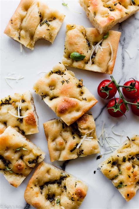 Garlic Rosemary Herb Focaccia - Sally's Baking Addiction