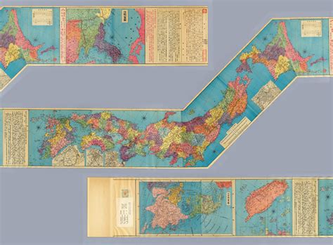 Dai Nippon Teikoku tetsudo senro meisho annai chizu. - Japanese Historical Maps