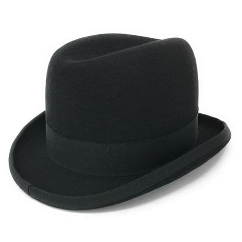 Homburg Hat - Wool - Black