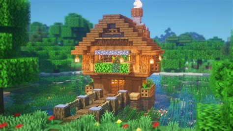 Minecraft Lake House Tutorial