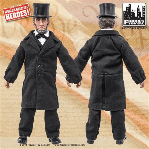 US Presidents 8 Inch Action Figures Series: Abraham Lincoln [Black Suit]