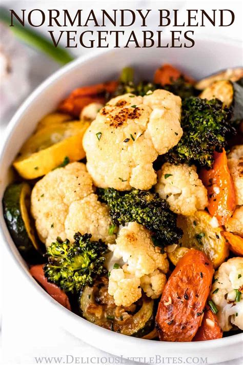 Normandy Blend Vegetables with Garlic Herb Butter - Delicious Little Bites