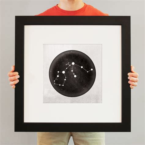 Aquarius Constellation Art Print - City Prints