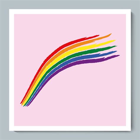 Rainbow Texture Brushstroke Wave. LGBT Symbol 10407816 Vector Art at ...