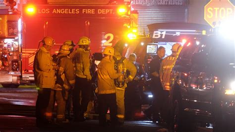 12 Los Angeles firefighters recovering after explosion