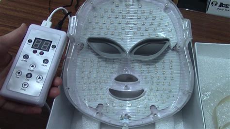 Pdt Machine 7 Colors Sound Activated Led Mask Led Face Mask - Buy Led ...