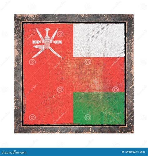 Old Oman Flag Royalty-Free Stock Photo | CartoonDealer.com #109450023