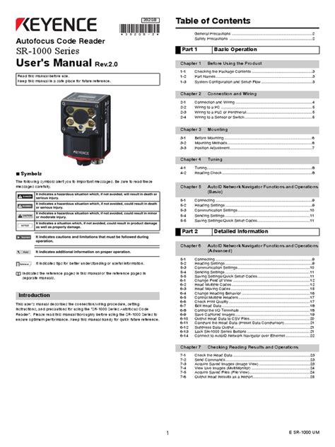 SR-1000 User's Manual - E | PDF | Safety | Electrical Wiring