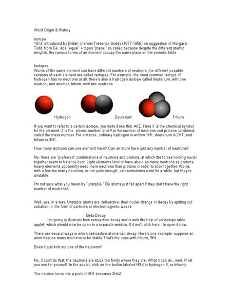 Isotopes | PDF | Isotope | Neutron