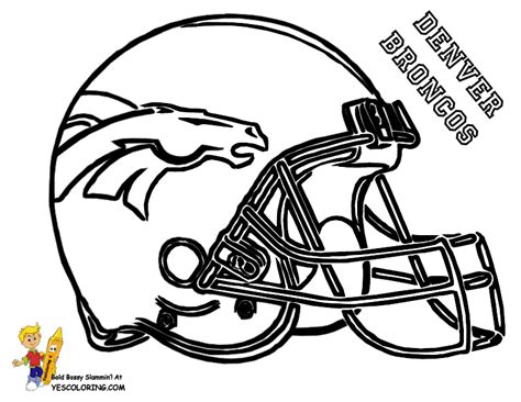 Big Stomp Pro Football Helmet Coloring | NFL Football Helmets | Free