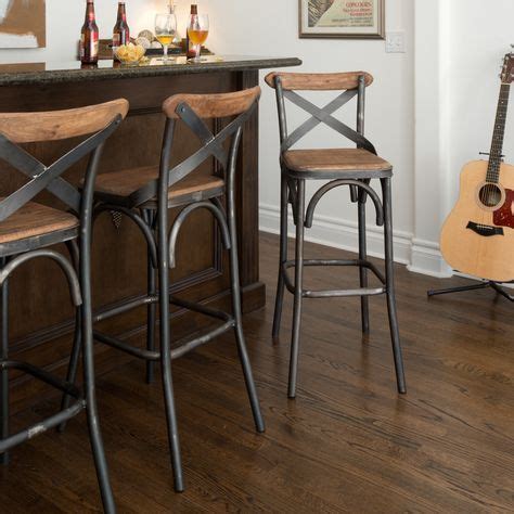 44 Super Ideas Kitchen Island Stools With Backs Chairs | Rustic bar stools, Kitchen bar stools ...