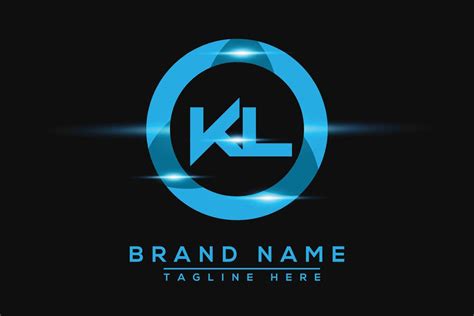 KL Blue logo Design. Vector logo design for business. 38016584 Vector Art at Vecteezy