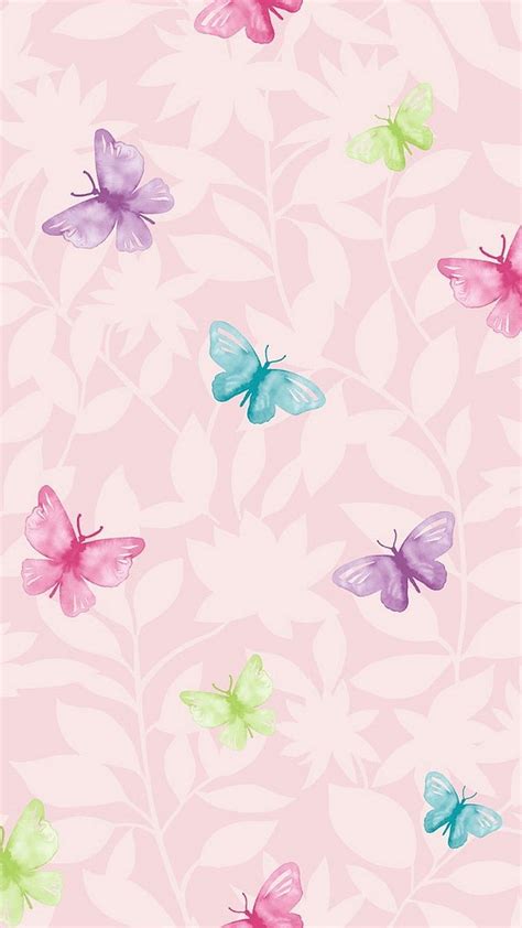 Share 86+ cute pink butterfly wallpaper - in.coedo.com.vn