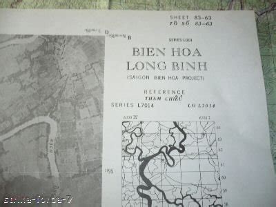 BIEN HOA - LONG BINH, Aerial Photo Map Vietnam War 1969 | #40672664