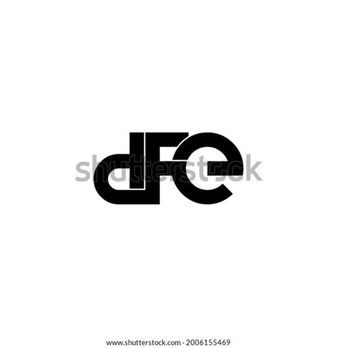 Dfe Letter Original Monogram Logo Design Stock Vector (Royalty Free ...