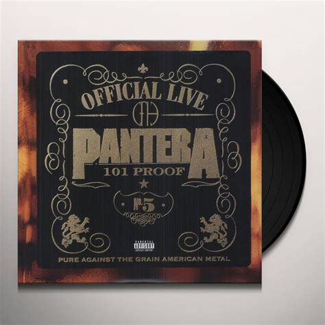 Pantera OFFICIAL LIVE Vinyl Record