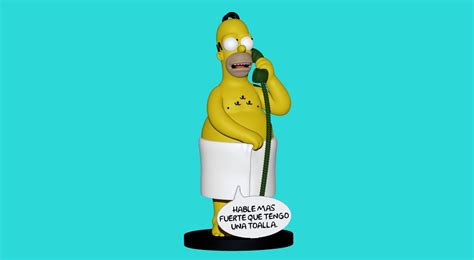Archivo STL Homero Simpson - The Simpsons・Objeto para impresora 3D para ...
