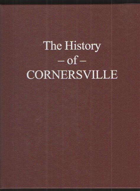 BIBLIO | The History of Cornersville (Marshall County, TN) by Brock ...