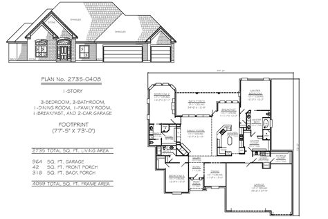 House Plans with Two Separate Living Quarters | plougonver.com