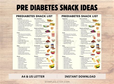 Prediabetes Snack List, Pre Diabetes Snack Ideas, Prediabetic Snacks ...