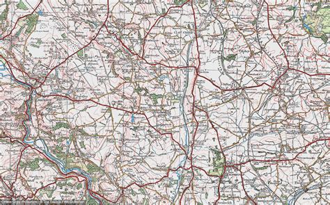 Historic Ordnance Survey Map of Brackenfield, 1923