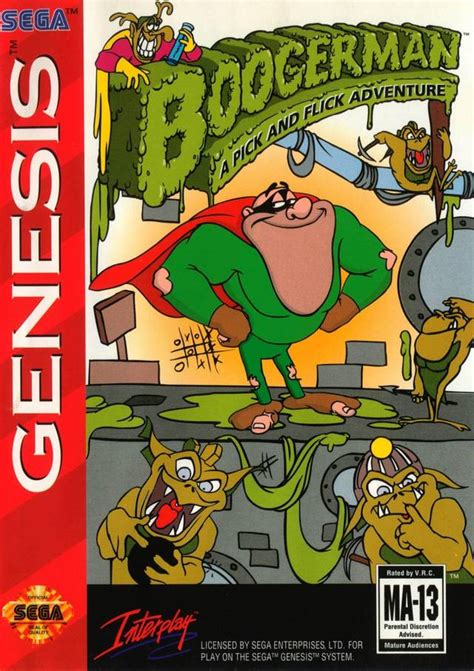 Boogerman A Pick and Flick Adventure Sega Genesis