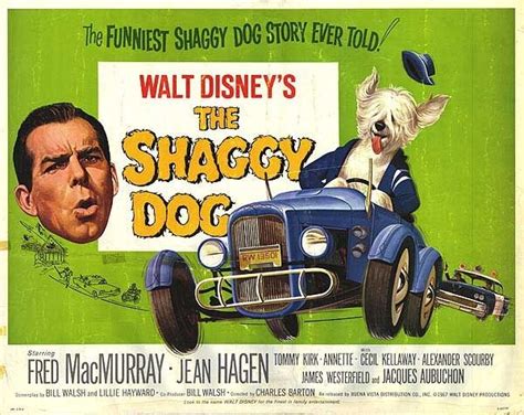 Movie Poster for the Walt Disney film "The Shaggy Dog" (1959), starring ...